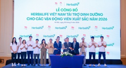 Herbalife Việt Nam tiếp tục tài trợ sản phẩm dinh dưỡng cho các VĐV xuất sắc Việt Nam năm 2026