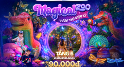 TP HCM lần đầu tiên ra mắt vườn thú công nghệ khổng lồ Magical Zoo tại TTTM Gigamall