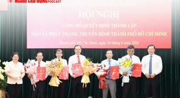 Công bố quyết định thành lập Báo và Phát thanh, Truyền hình TPHCM