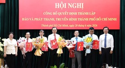 Công bố quyết định thành lập Báo và Phát thanh, Truyền hình TPHCM