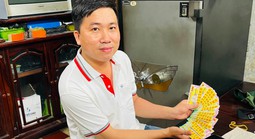 CLIP: Đại lý đổi thưởng xuyên đêm cho khách trúng xổ số miền Nam
