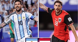 Soi tỉ số trận Argentina – Áo: Khoảng cách sít sao
