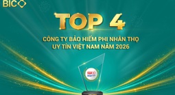 BIC lọt TOP 4 công ty bảo hiểm phi nhân thọ uy tín lần thứ hai liên tiếp