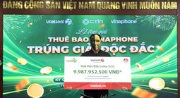Chọn số theo giấc mơ, người đàn ông tại Quảng Trị trúng độc đắc Lotto 5/35 gần 9,99 tỉ đồng