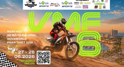 Vietnam Motocross Festival 2026 – Ngày hội mô tô địa hình mùa hè tại Novaworld Phan Thiết