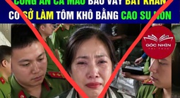 Cà Mau làm rõ thông tin "làm tôm khô bằng cao su non"