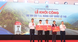 Khởi công dự án hơn 4.500 tỉ đồng nâng cấp Quốc lộ 14D ở Đà Nẵng