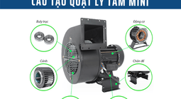 Cấu tạo quạt ly tâm mini, nguyên lý và hướng dẫn chọn mua chuẩn kỹ thuật