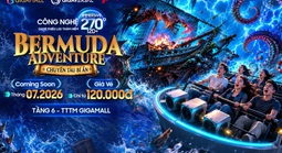 Gigamall ra mắt siêu phẩm thực tế ảo "Bermuda Adventure - Chuyến tàu bí ẩn"