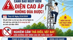 Cảnh báo nguy cơ mất an toàn điện từ việc thả diều gần đường dây điện trong dịp hè