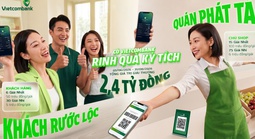 "Có Vietcombank - Rinh quà kỳ tích": Chương trình đồng hành hộ kinh doanh với ưu đãi đến 2,4 tỉ đồng