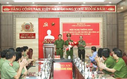 Công bố quyết định của Bộ trưởng Bộ Công an về điều động cán bộ