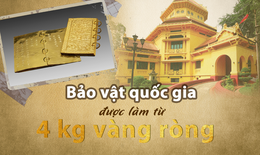 Bảo vật quốc gia được làm từ 4 kg vàng ròng