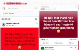 Thực hư việc "thu 50 triệu đồng/ngày nhờ tố giác vi phạm giao thông"?