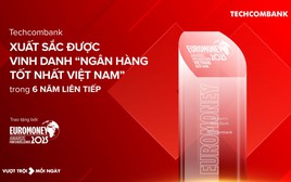 Techcombank tiếp tục được vinh danh "Ngân hàng tốt nhất Việt Nam" năm thứ 6 liên tiếp