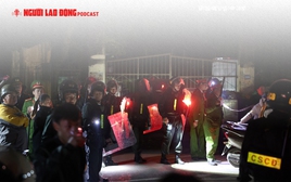 Lạng Sơn: Cảnh sát phong tỏa lối vào khu vực Trạm Quản lý thị trường số 4