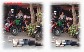Thanh niên tự đâm mình và phản ứng "khó hiểu" của người bán dao