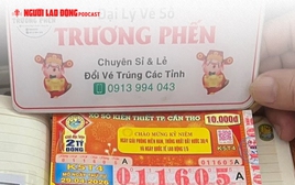 Xuất hiện nguyên cây 160 vé trúng xổ số gây bất ngờ