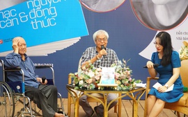 Nhà văn Mạc Can và nhà văn Nguyễn Đông Thức gây ấn tượng với tác phẩm mới