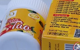 Sản phẩm Detox Táo hỗ trợ giảm cân chứa chất cấm
