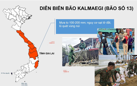 Dự báo đường đi của bão số 13 Kalmaegi: Còn khá xa đất liền nhưng cường độ rất mạnh