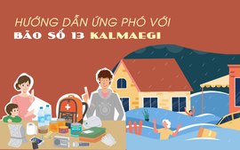 Bão số 13 Kalmaegi đổ bộ: Chú ý điện giật, lưu số điện thoại khẩn cấp