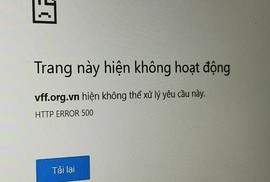 Website bán vé kiểu của VFF giá chưa tới 20 triệu đồng Website bán vé kiểu của VFF giá chưa tới 20 triệu đồng