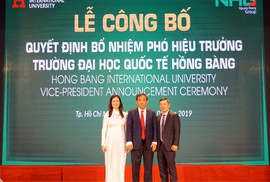 Trường ĐH Quốc tế Hồng Bàng bổ nhiệm 2 phó hiệu trưởng Trường ĐH Quốc tế Hồng Bàng bổ nhiệm 2 phó hiệu trưởng