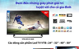 Ti vi Led VTB LV4069 có độ phân giải Full HD