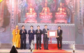 Công bố bảo vật quốc gia "Bộ tượng Tam Thế Phật"