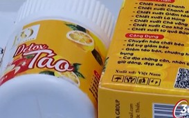Sản phẩm Detox Táo hỗ trợ giảm cân chứa chất cấm

