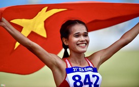 Kỷ lục gia Phạm Thị Hồng Lệ tham dự Giải Running Diamond Cup 2024