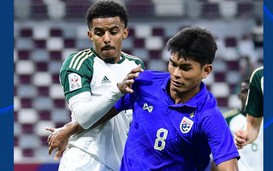 Giải U23 châu Á: Thái Lan thua đậm, Trung Quốc hết cơ hội đi tiếp