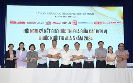 TP HCM: Khối thi đua 5 ký kết giao ước thi đua năm 2024