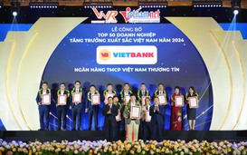 VIETBANK được vinh danh top 50 doanh nghiệp tăng trưởng xuất sắc Việt Nam năm 2024