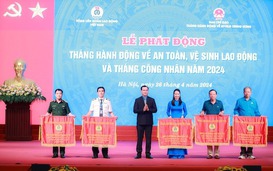 Phát động Tháng hành động về an toàn, vệ sinh lao động và Tháng Công nhân