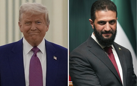 Tổng thống Donald Trump gặp tổng thống lâm thời Syria tại Ả Rập Saudi