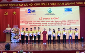 135 sinh viên của Trường ĐH Cửu Long đăng ký sử dụng tên miền “.vn”