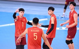 Thắng trận mở màn, tuyển nam Việt Nam vào tứ kết bóng chuyền AVC Nations Cup