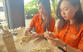Biến vỏ bắp thành sản phẩm độc đáo