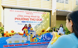 Hình ảnh ấn tượng tại nhiều phường, xã của TP HCM trước thời khắc lịch sử