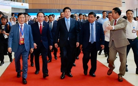 Chủ tịch nước Lương Cường dự hội nghị xúc tiến đầu tư tại Hải Phòng