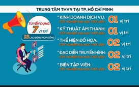 VTV9 tuyển dụng nhiều vị trí việc làm