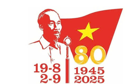 Biểu trưng sử dụng trong hoạt động tuyên truyền Cách mạng Tháng Tám và Quốc khánh 2-9