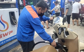 Giá xăng dầu tăng nhẹ