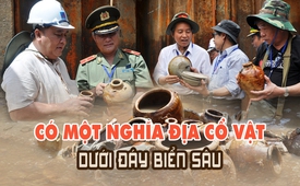 Có một "nghĩa địa" cổ vật dưới biển Quảng Ngãi