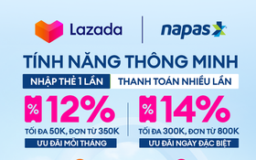 Cùng NAPAS trải nghiệm tính năng thông minh, chốt deal LAZADA săn ưu đãi