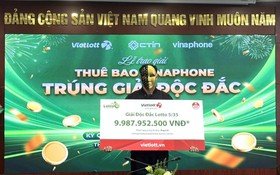 Chọn số theo giấc mơ, người đàn ông tại Quảng Trị trúng độc đắc Lotto 5/35 gần 9,99 tỉ đồng
