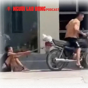 Phẫn nộ vụ bé trai bị bố xích chân kéo lê trên đường