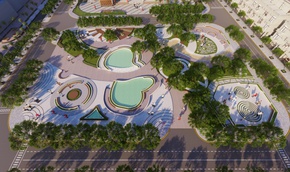 Cây xanh rợp bóng giữa lòng Châu Đốc